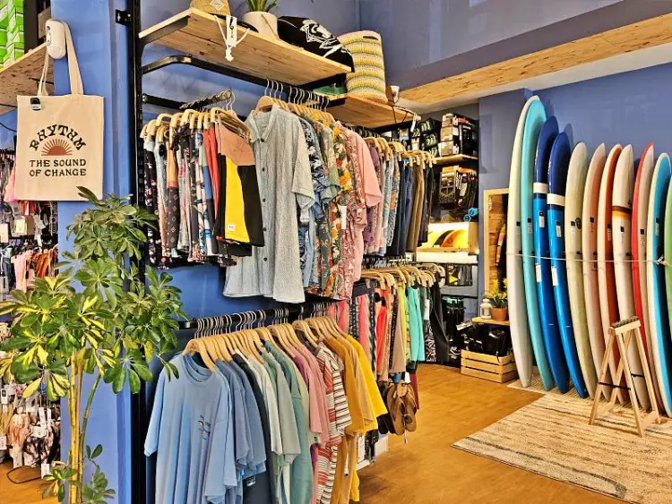 Photo of the Jah Shaka Surf Shop in Lagos, Portugal